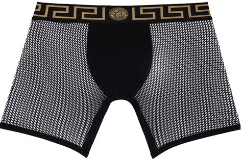 black boxers versace|versace men underwear on sale.